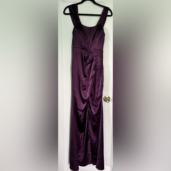 NWT Size Small Purple Off the Shoulder Maxi Dress - Picture 2 of 3